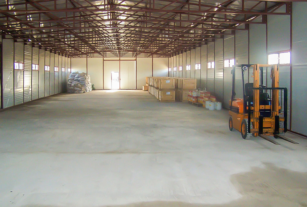 prefab steel warehouse