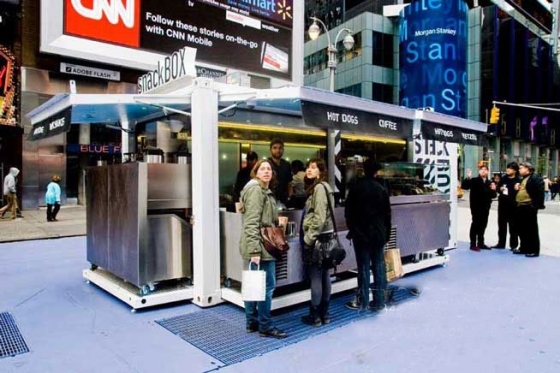 Used Container Houses Have Been Transformed into Modern Fast Food Restaurants